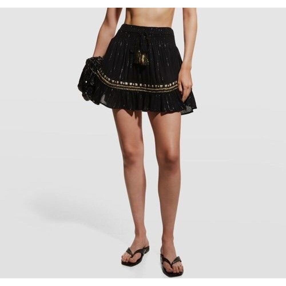 Ramy Brook Smocked Mini Skirt Sz Small $245 MSRP